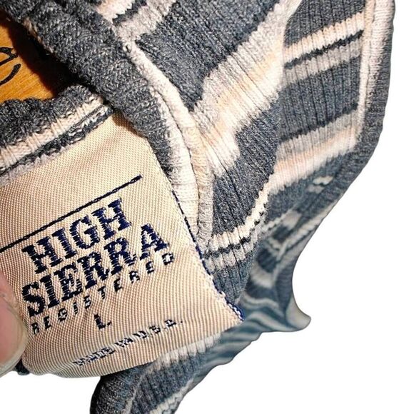 High Sierra Vintage Y2K Striped Knit Texture Tank - Picture 2 of 6